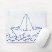 Vaartuig op het water. muismat (Met muis)