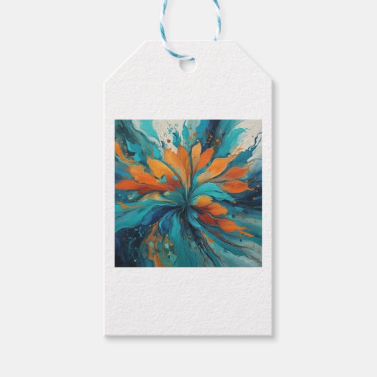 Vaartuig van vuur cadeaulabel (Voorkant)