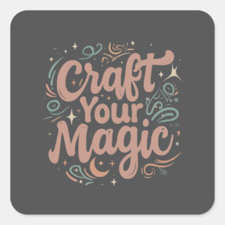 vaartuig vierkante sticker