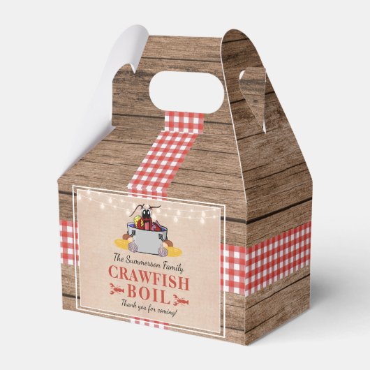 Vaartuig voor de jaarfamilie Rustige picknick Bedankdoosjes (Achterkant)