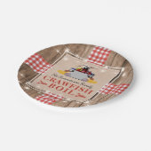 Vaartuig voor de jaarfamilie Rustige picknick Papieren Bordje (Gekanteld)