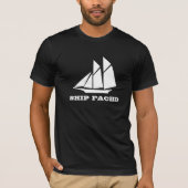 Vaartuig voor de reünie met scheepsgezichten t-shirt (Voorkant)