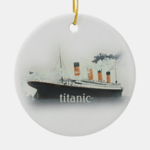  vaartuig voor de Titanic Ocean Liner Keramisch Ornament