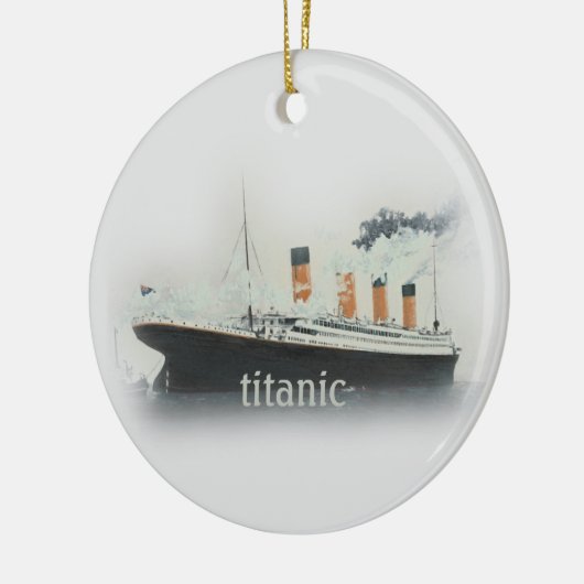 vaartuig voor de Titanic Ocean Liner Keramisch Ornament (Links)