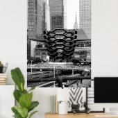 Vaartuig Zwart & Wit NYC Poster (Thuiskantoor)