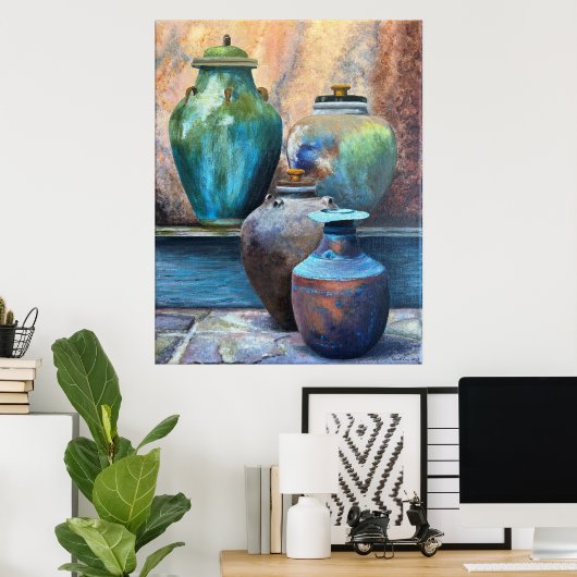  vaartuigen Acrylkunst Poster (Thuiskantoor)