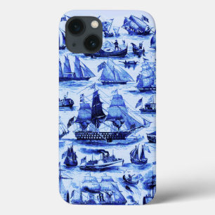 VAARTUIGEN EN SCHEPEN, marineblauw Case-Mate iPhone Case