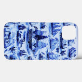  VAARTUIGEN EN SCHEPEN, marineblauw Case-Mate iPhone Case (Achterkant (horizontaal))