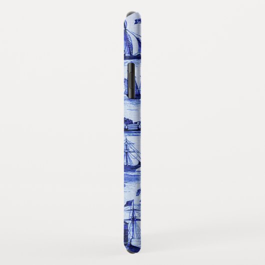 VAARTUIGEN EN SCHEPEN, marineblauw Case-Mate iPhone Case (Achterkant/rechts)