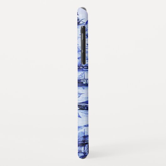  VAARTUIGEN EN SCHEPEN, marineblauw Case-Mate iPhone Case (Achterkant/links)