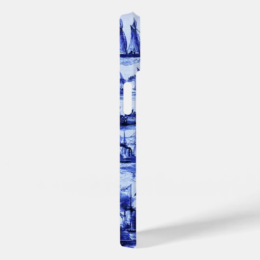 VAARTUIGEN EN SCHEPEN, marineblauw Case-Mate iPhone Case (Achterkant / Rechts)