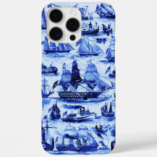 VAARTUIGEN EN SCHEPEN, marineblauw iPhone 16 Pro Max Hoesje