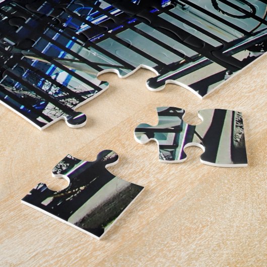 Vaartuigen in de haven legpuzzel (Zijkant)