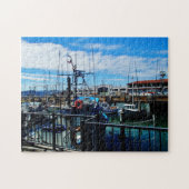 Vaartuigen in de haven legpuzzel (Horizontaal)