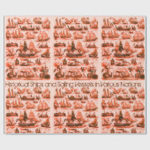 VAARTUIGEN, SCHEPEN, VERSCHILLENDE NATIES Rood Cadeaupapier (Vlak)