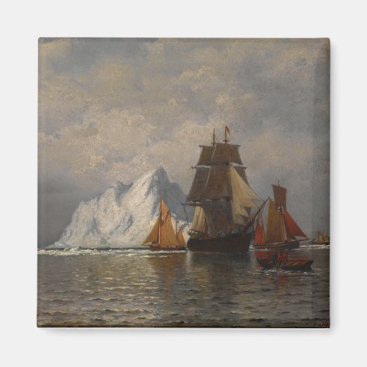 Vaartuigen voor de walvisvaart en de Gevist visser Magneet (Voorkant)