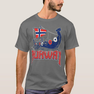 Vaartuigvlag Noorwegen T-shirt
