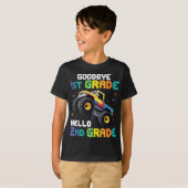 Vaarwel 1e klas Afstuderen Monster Truck T-shirt (Voorkant volledig)