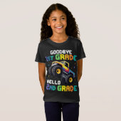 Vaarwel 1e klas Afstuderen Monster Truck T-shirt (Voorkant volledig)