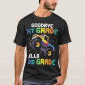 Vaarwel 1e klas Afstuderen Monster Truck T-shirt (Voorkant)