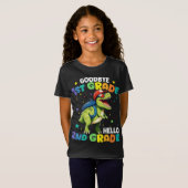 Vaarwel 1e klas Afstuderen T Rex Dinosaurus T-shirt (Voorkant volledig)