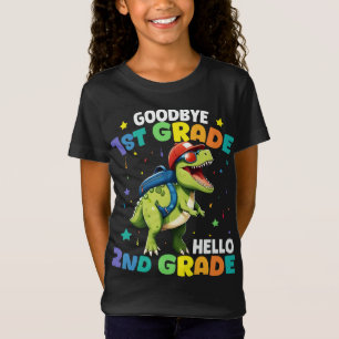 Vaarwel 1e klas Afstuderen T Rex Dinosaurus T-shirt