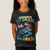 Vaarwel 1e klas Afstuderen T Rex Monster Truck T-shirt (Voorkant)