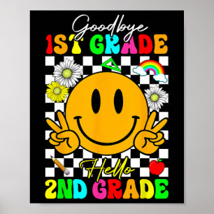 Vaarwel 1e klas Hallo 2e klas Poster