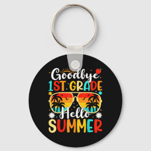Vaarwel 1e klas Hallo zomer laatste schooldag Eers Sleutelhanger