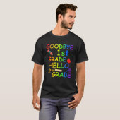 Vaarwel 1St. Grade Hallo 2Nd Grade T-shirt (Voorkant volledig)