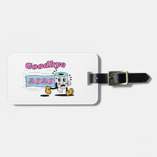 Vaarwel 2020 - Het is eindelijk voorbij Bagagelabel (Voorkant horizontaal)