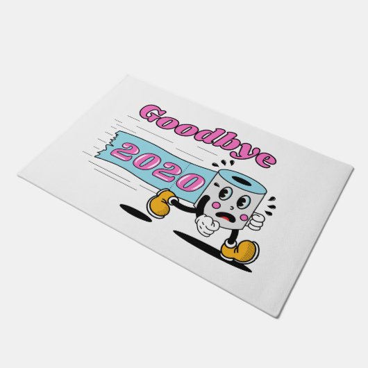 Vaarwel 2020 - Het is eindelijk voorbij Deurmat (Schuin)