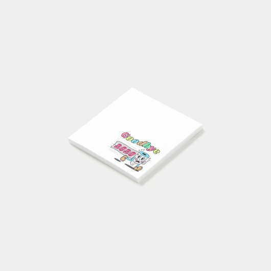 Vaarwel 2020 - Het is eindelijk voorbij Post-it® Notes (Schuin)