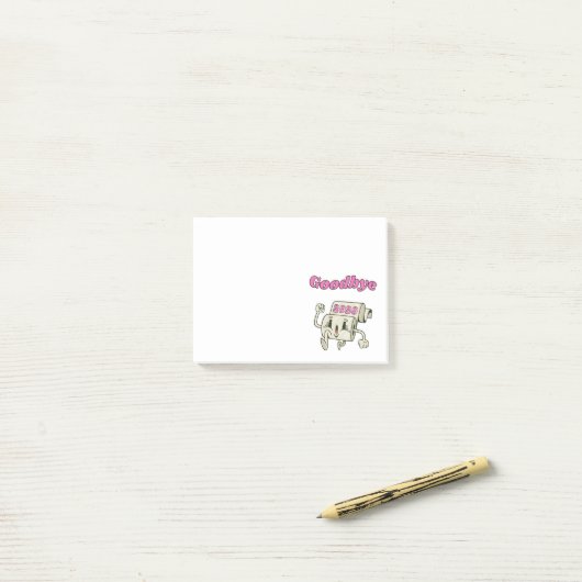 Vaarwel 2020 - Het is eindelijk voorbij Post-it® Notes (Op bureau)