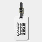 Vaarwel 2020 Toilet paper - het is eindelijk voorb Bagagelabel (Voorkant verticaal)