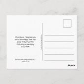 Vaarwel 2021 Hallo 2022 Gelukkig nieuwjaar Briefkaart (Achterkant)