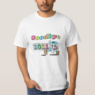 Vaarwel 2021 Toiletpapierrol T-shirt