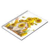 Vaarwel 2022 Hallo 2023 Happy New Year Sunflower G Notitieboek (Linkerzijde)