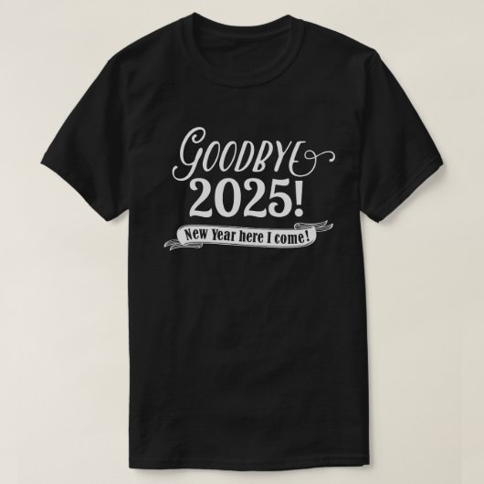Vaarwel 2023 Nieuwjaar T-shirt (Design voorkant)