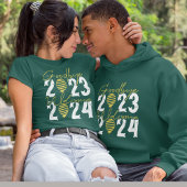 Vaarwel 2023 Welkom 2024 Mannen Hoodie