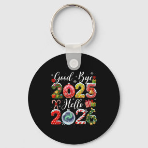 Vaarwel 2025 Hallo 2026 Prettig Kerstfeest Gelukki Sleutelhanger