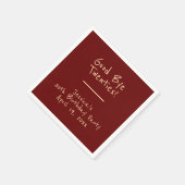 Vaarwel 20s Vrouwelijke minimalistische moderne ty Servet (Hoek)