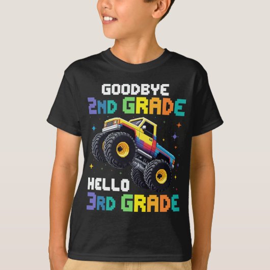 Vaarwel 2e klas Afstuderen Monster Truck T-shirt