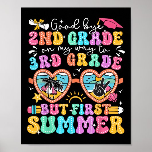 Vaarwel 2e klas Afstuderen naar 3e klas maar eerst Poster (Voorkant)