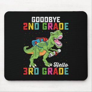 Vaarwel 2e klas hallo 3e klas T Rex dinosaurus Muismat