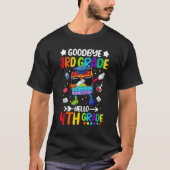 Vaarwel 3e graad Hallo 4e graad Afstuderen Poppi T-shirt (Voorkant)