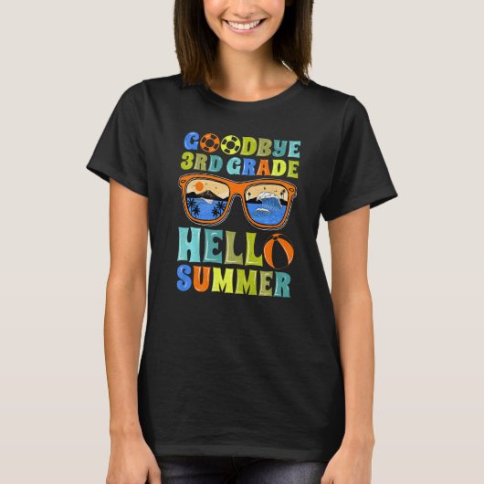 Vaarwel 3e graad Hallo zomerschool T-shirt (Voorkant)