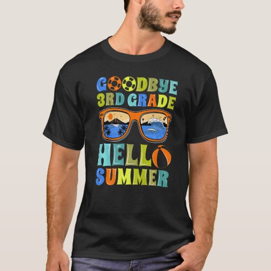 Vaarwel 3e graad Hallo zomerschool T-shirt (Voorkant)