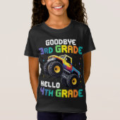 Vaarwel 3e klas Afstuderen Monster Truck T-shirt (Voorkant)