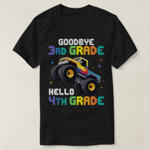 Vaarwel 3e klas Afstuderen Monster Truck T-shirt